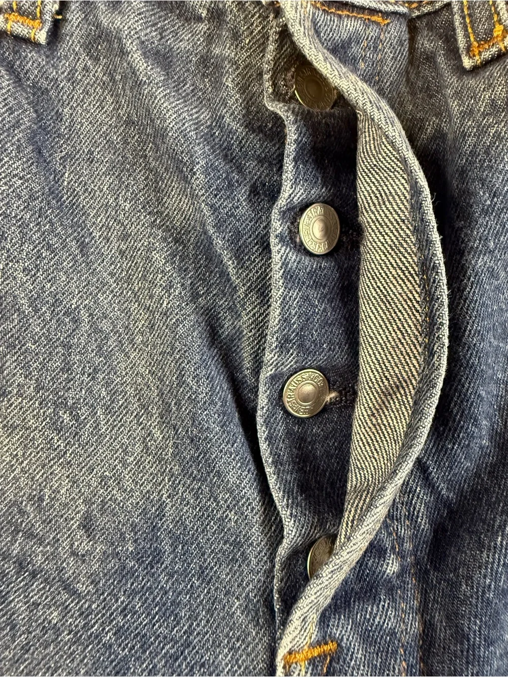 Levi’s 501 Button Fly Straight Leg Jeans Men’s 34x34